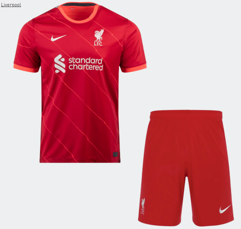 Liverpool home kit 2021/22