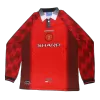 Retro Manchester United Home Long Sleeve Jersey 1996/97 By Umbro - jerseymallpro