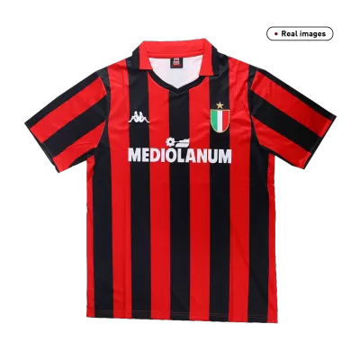 Vintage Soccer Jersey AC Milan Home 1988/89 - jerseymallpro