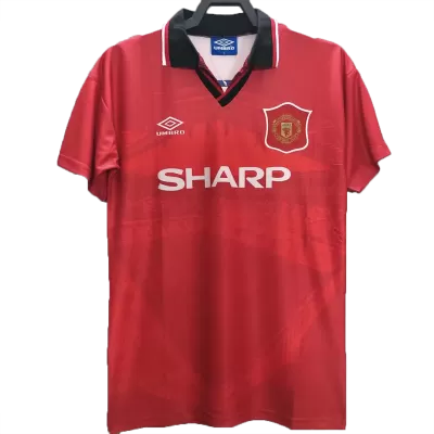 Retro Manchester United Home Jersey 94/96 By Umbro - jerseymallpro