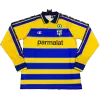 Retro Parma Calcio 1913 Away Long Sleeve Jersey 1999/00 By Champion - jerseymallpro