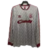 Retro Liverpool Away Long Sleeve Jersey 1989 By Adidas - jerseymallpro