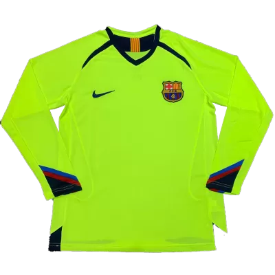 Retro Barcelona Away Long Sleeve Jersey 2005/06 By Kappa - jerseymallpro