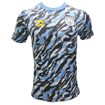 Authentic Manchester City Pre-Match Jersey 2021/22 By Puma - jerseymallpro