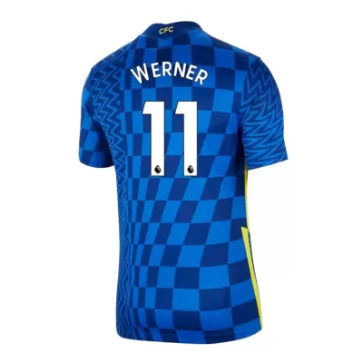 Replica WERNER #11 Chelsea Home Jersey 2021/22 By Nike - jerseymallpro