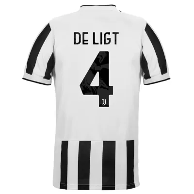 Replica DE LIGT #4 Juventus Home Jersey 2021/22 By Adidas - jerseymallpro