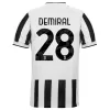 Replica DEMIRAL #28 Juventus Home Jersey 2021/22 By Adidas - jerseymallpro