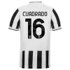 Replica CUADRADO #16 Juventus Home Jersey 2021/22 By Adidas - jerseymallpro