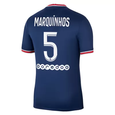 Replica MARQUINHOS #5 PSG Home Jersey 2021/22 By Nike - jerseymallpro