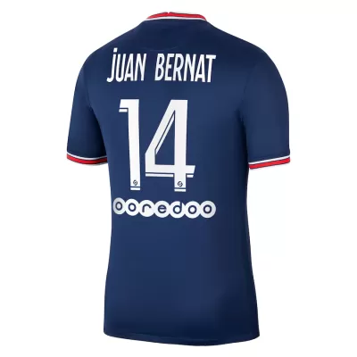 Replica JUAN BERNAT #14 PSG Home Jersey 2021/22 By Nike - jerseymallpro