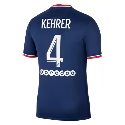 Replica KEHRER #4 PSG Home Jersey 2021/22 By Nike - jerseymallpro