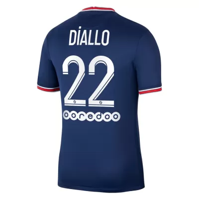 Replica DIALLO #22 PSG Home Jersey 2021/22 By Nike - jerseymallpro