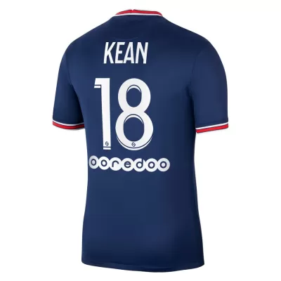 Replica KEAN #18 PSG Home Jersey 2021/22 By Nike - jerseymallpro