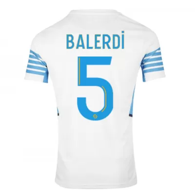 Replica BALERDI #5 Marseille Home Jersey 2021/22 By Puma - jerseymallpro