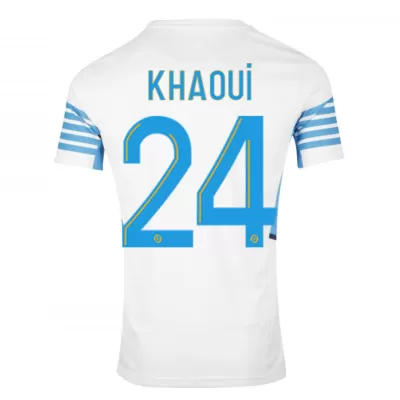 Replica KHAOUI #24 Marseille Home Jersey 2021/22 By Puma - jerseymallpro