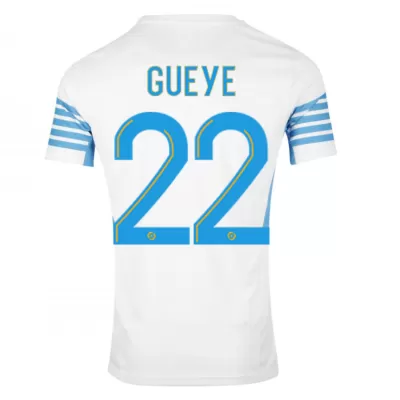 Replica GUEYE #22 Marseille Home Jersey 2021/22 By Puma - jerseymallpro