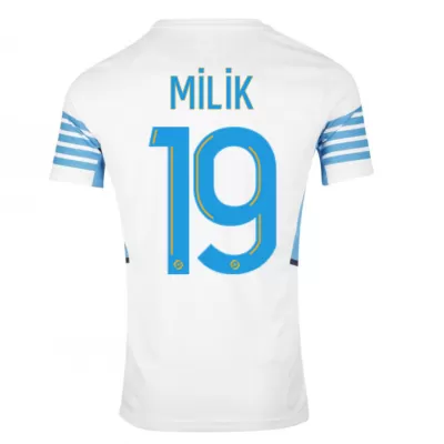 Replica MILIK #19 Marseille Home Jersey 2021/22 By Puma - jerseymallpro