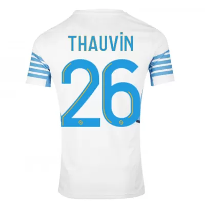 Replica THAUVIN #26 Marseille Home Jersey 2021/22 By Puma - jerseymallpro