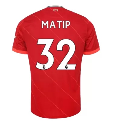 Replica MATIP #32 Liverpool Home Jersey 2021/22 By Nike - jerseymallpro