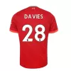 Replica DAVIES #28 Liverpool Home Jersey 2021/22 By Nike - jerseymallpro