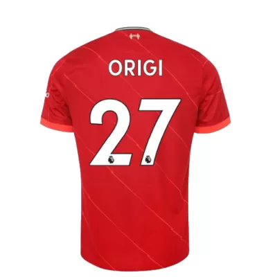 Replica ORIGI #27 Liverpool Home Jersey 2021/22 By Nike - jerseymallpro