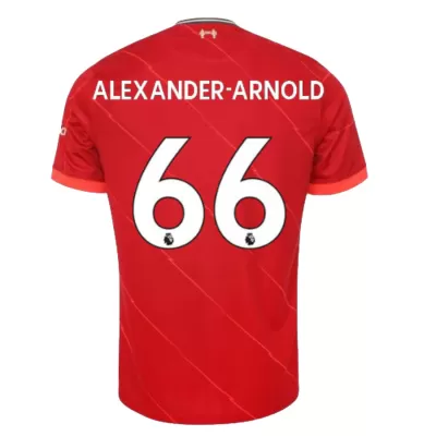 Replica ALEXANDER-ARNOLD #66 Liverpool Home Jersey 2021/22 By Nike - jerseymallpro