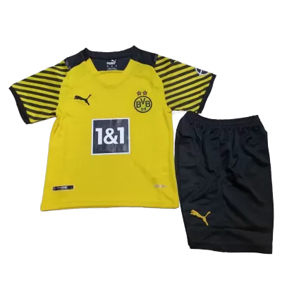 Borussia Dortmund Home Kit 2021/22 By Puma Kids - jerseymallpro