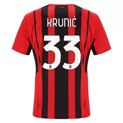 Replica KRUNIĆ #33 AC Milan Home Jersey 2021/22 By Puma - jerseymallpro