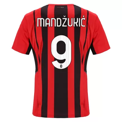 Replica MANDŽUKIĆ #9 AC Milan Home Jersey 2021/22 By Puma - jerseymallpro