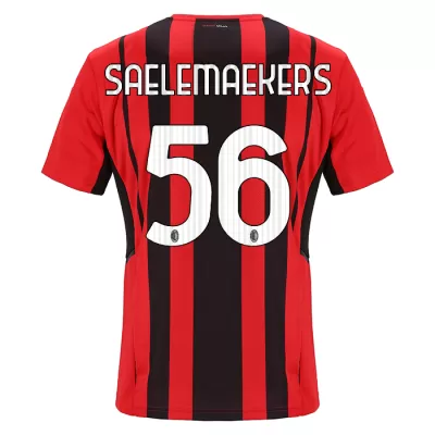 Replica SAELEMAEKERS #56 AC Milan Home Jersey 2021/22 By Puma - jerseymallpro