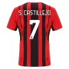 Replica S. CASTILLEJO #7 AC Milan Home Jersey 2021/22 By Puma - jerseymallpro
