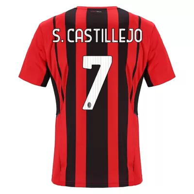 Replica S. CASTILLEJO #7 AC Milan Home Jersey 2021/22 By Puma - jerseymallpro