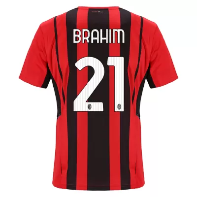 Replica BRAHIM #21 AC Milan Home Jersey 2021/22 By Puma - jerseymallpro