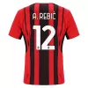 Replica A.REBIĆ #12 AC Milan Home Jersey 2021/22 By Puma - jerseymallpro