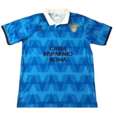 Retro Lazio Home Jersey 1989 By Umbro - jerseymallpro