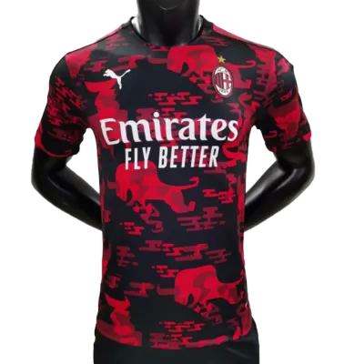 Authentic AC Milan Pre-Match Jersey 2021/22 By Puma - jerseymallpro