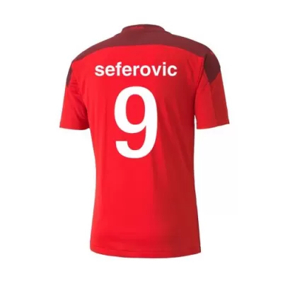 Replica SEFEROVIC #9 Switzerland Home Jersey 2021 By Puma - jerseymallpro