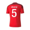 Replica AKANJI #5 Switzerland Home Jersey 2021 By Puma - jerseymallpro