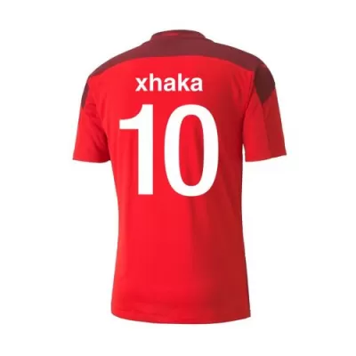 Replica XHAKA #10 Switzerland Home Jersey 2021 By Puma - jerseymallpro