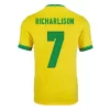 Replica RICHARLISON #7 Brazil Home Jersey 2021 By Nike - jerseymallpro