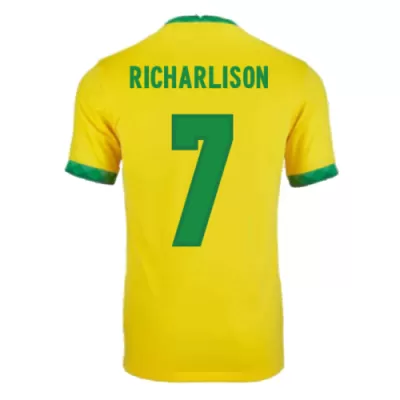 Replica RICHARLISON #7 Brazil Home Jersey 2021 By Nike - jerseymallpro