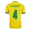 Replica CALBERTO #4 Brazil Home Jersey 2021 By Nike - jerseymallpro