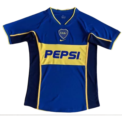 Retro Boca Juniors Home Jersey 2002 By Nike - jerseymallpro