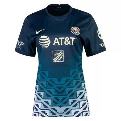 Replica Club America Away Jersey 2021/22 By Nike Women - jerseymallpro