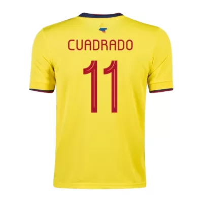 Replica CUADRADO #11 Colombia Home Jersey 2021 By Adidas - jerseymallpro