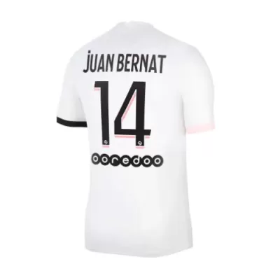 Replica JUAN BERNAT #14 PSG Away Jersey 2021/22 By Nike - jerseymallpro