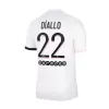 Replica DIALLO #22 PSG Away Jersey 2021/22 By Nike - jerseymallpro