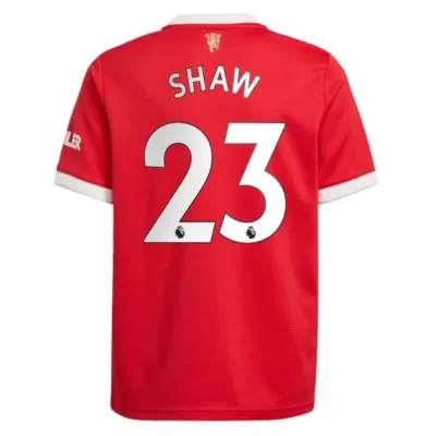 Replica SHAW #23 Manchester United Home Jersey 2021/22 By Adidas - jerseymallpro