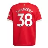 Replica TUANZEBE #38 Manchester United Home Jersey 2021/22 By Adidas - jerseymallpro