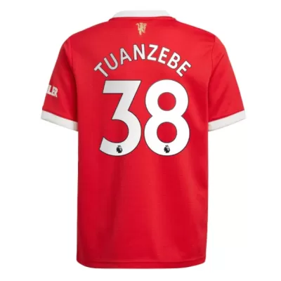 Replica TUANZEBE #38 Manchester United Home Jersey 2021/22 By Adidas - jerseymallpro